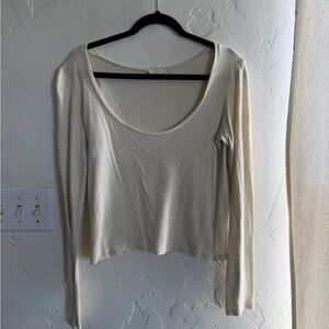 OZMA - scoop neck tee, M